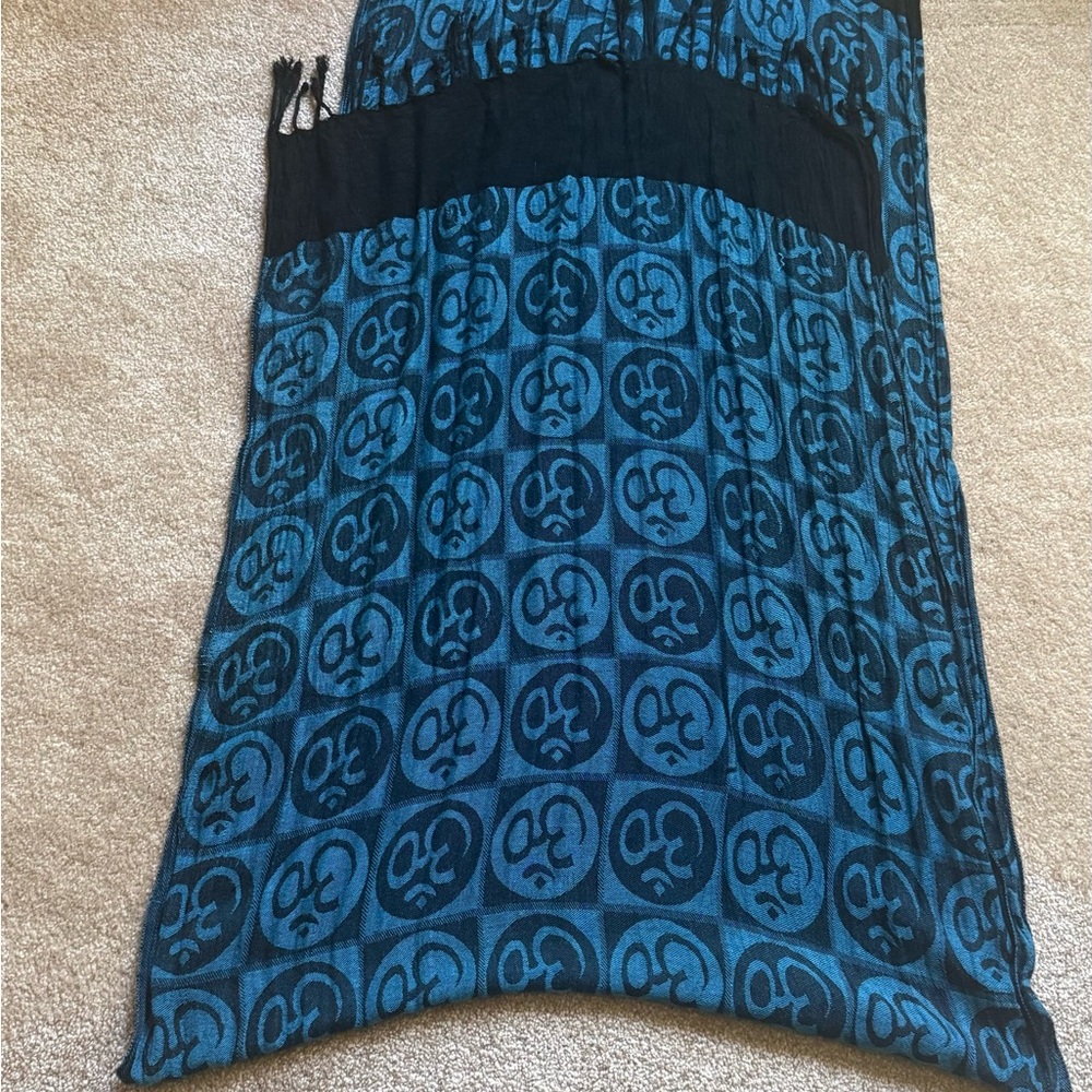 Indian OM patterned skirt/shawl
